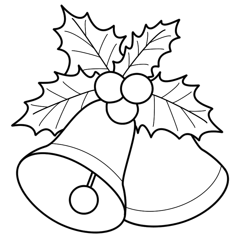 Christmas Bells Picture Drawing