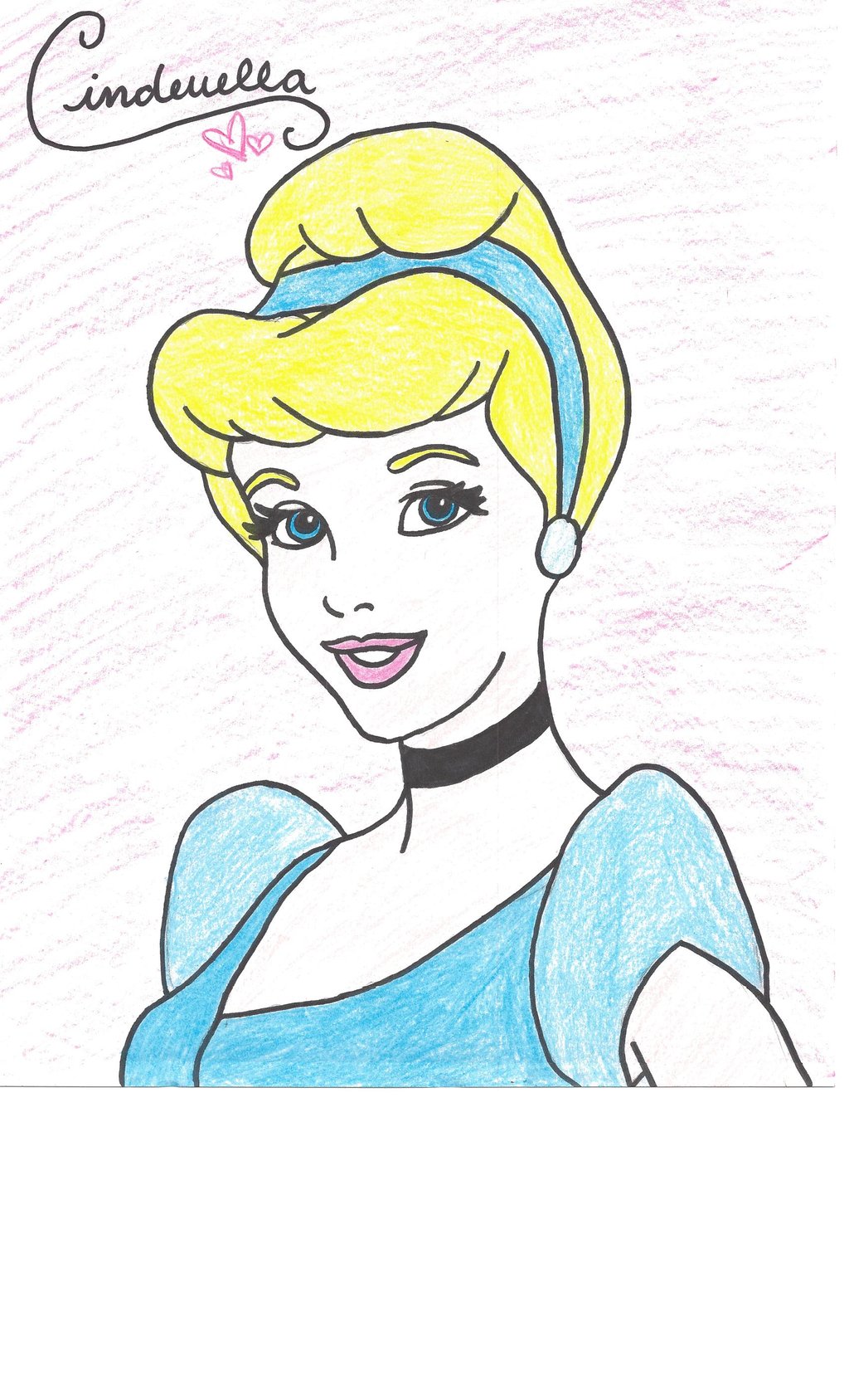 Cinderella Image Drawing