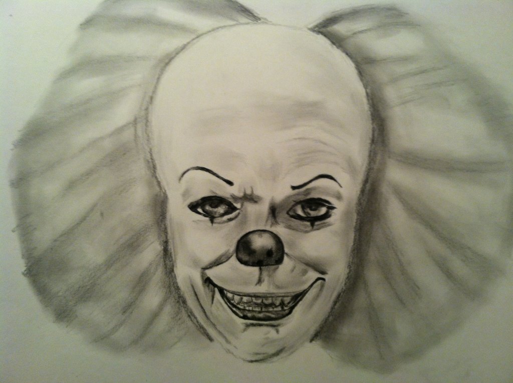 Clown Beautiful Image Drawing