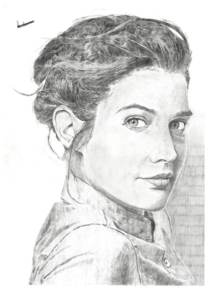 Cobie Smulders Drawing Pic