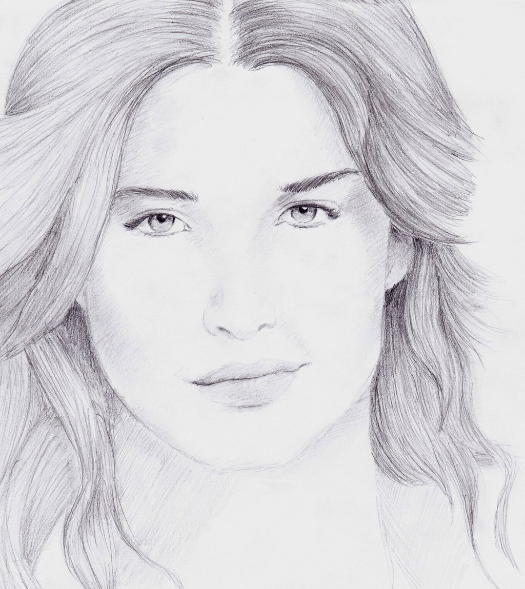 Cobie Smulders Realistic Drawing