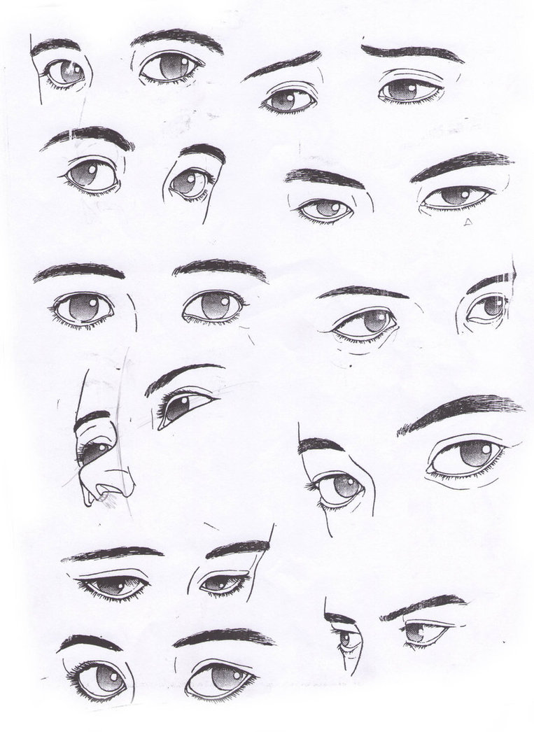 Comic Book Eyes Realistic Drawing