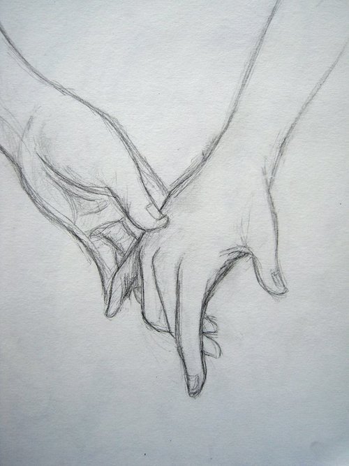 Couple Holding Hands Best Art