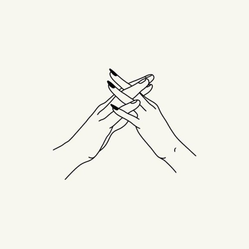 Couple Holding Hands Drawing Image