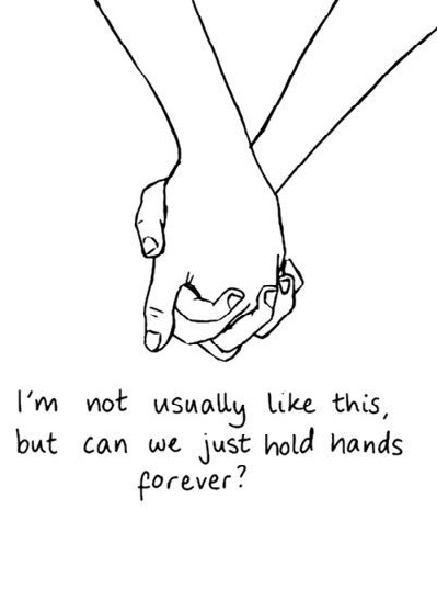Couple Holding Hands Pic Drawing