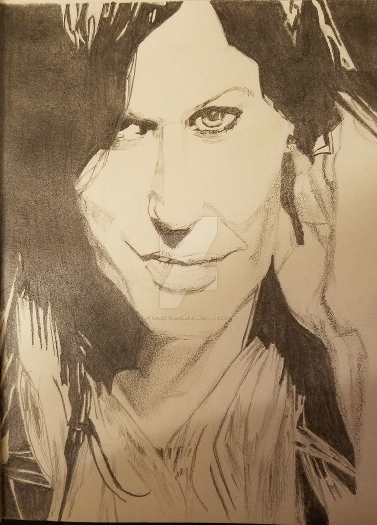 Cristina Scabbia Amazing Drawing