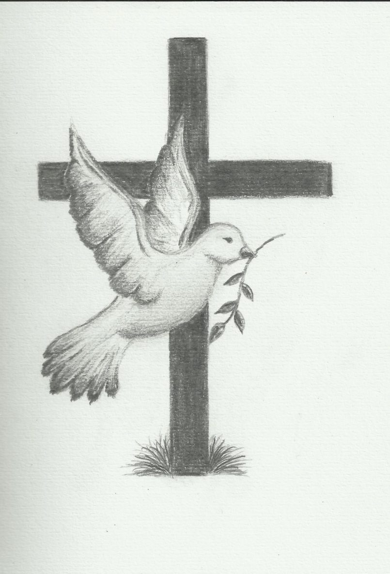 Cross Picture Drawing
