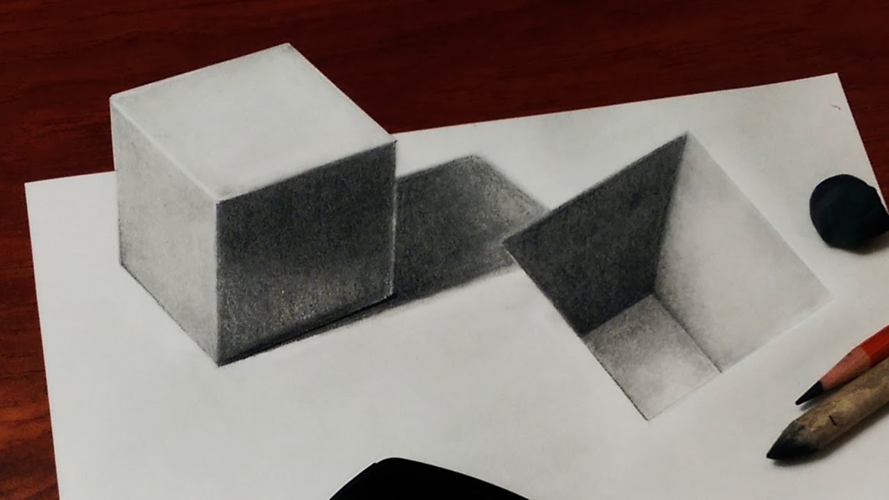 Cube Amazing Drawing
