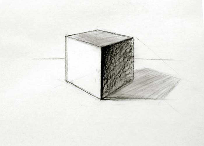 Cube Picture Drawing