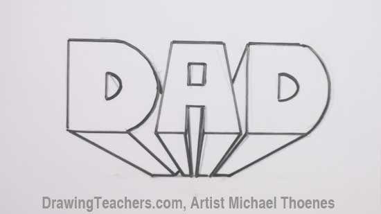 Dad Drawing
