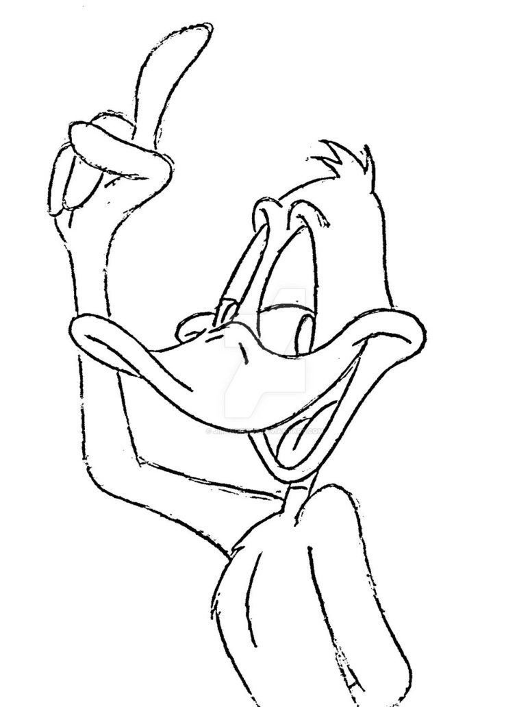 Daffy Duck Drawing Pic