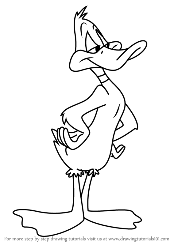 Daffy Duck Image Drawing
