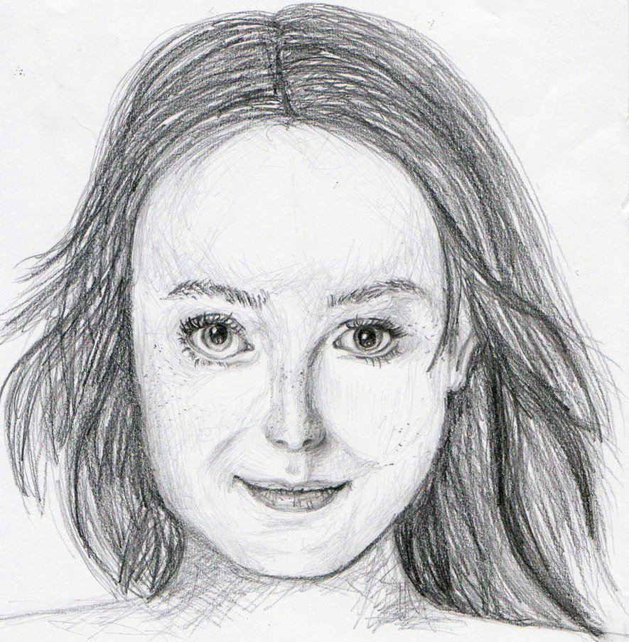 Dakota Fanning Drawing, Pencil, Sketch, Colorful, Realistic Art Images ...