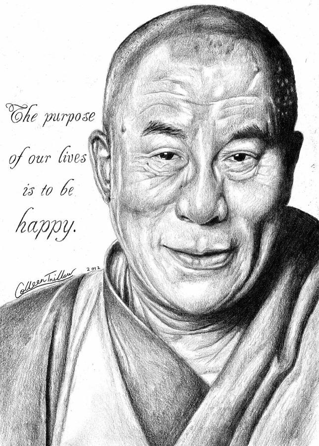 Dalai Lama Amazing Drawing