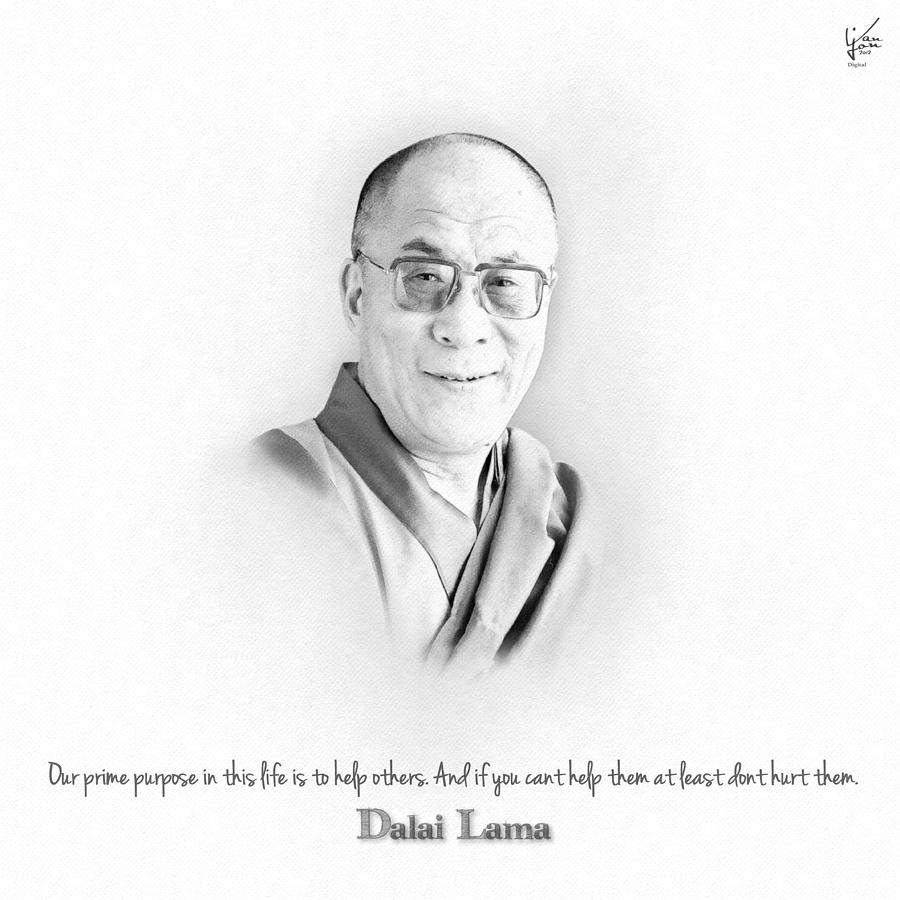 Dalai Lama Drawing Pic