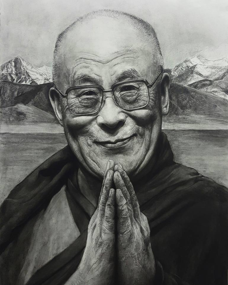 Dalai Lama Drawing