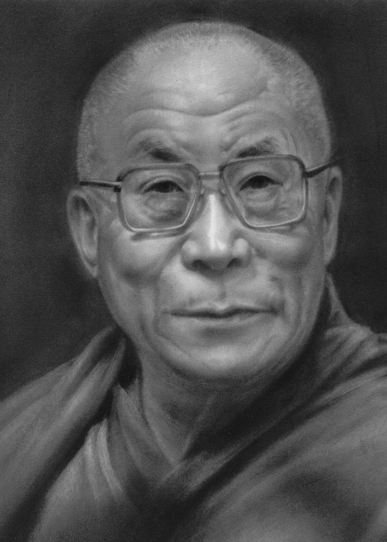 Dalai Lama Pic Drawing