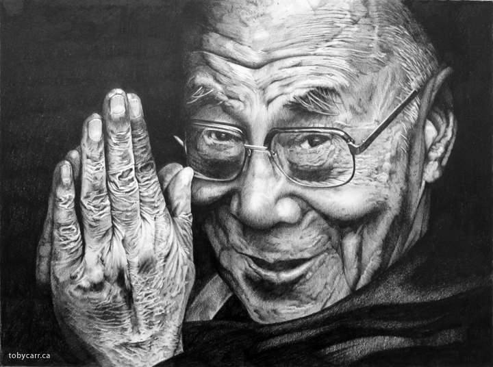 Dalai Lama Picture Drawing