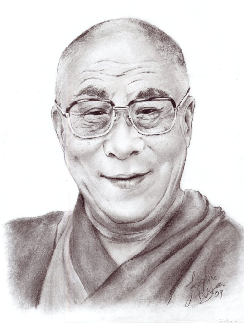 Dalai Lama Sketch