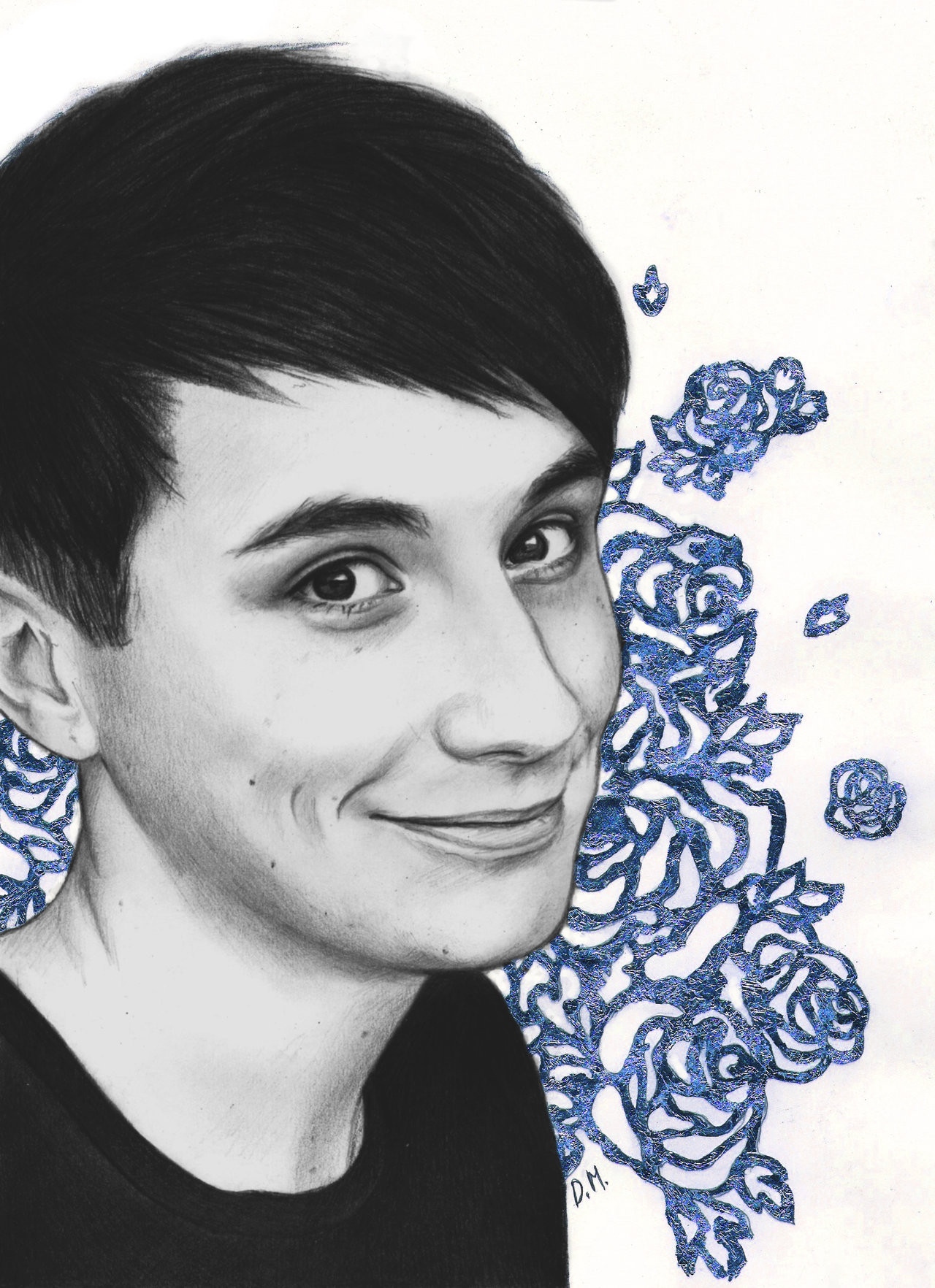 Dan Howell Beautiful Image Drawing