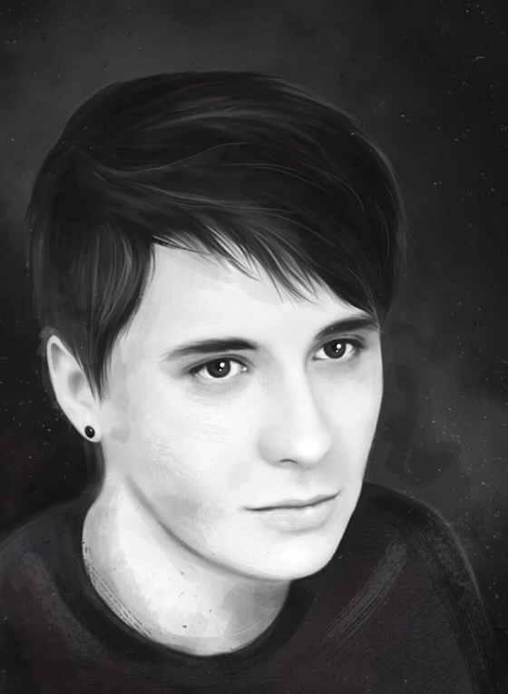 Dan Howell Image Drawing