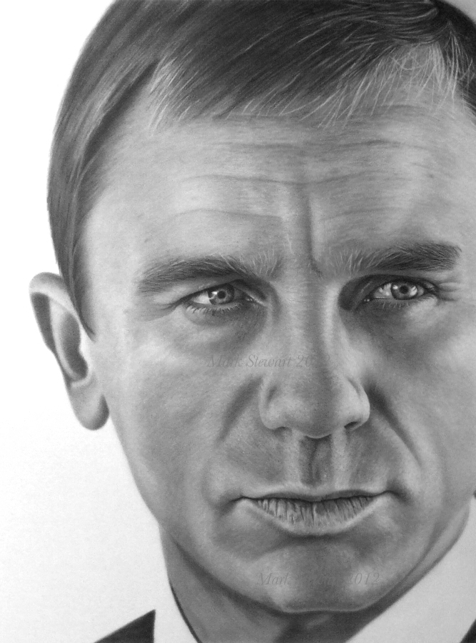 Daniel Craig Drawing Pic