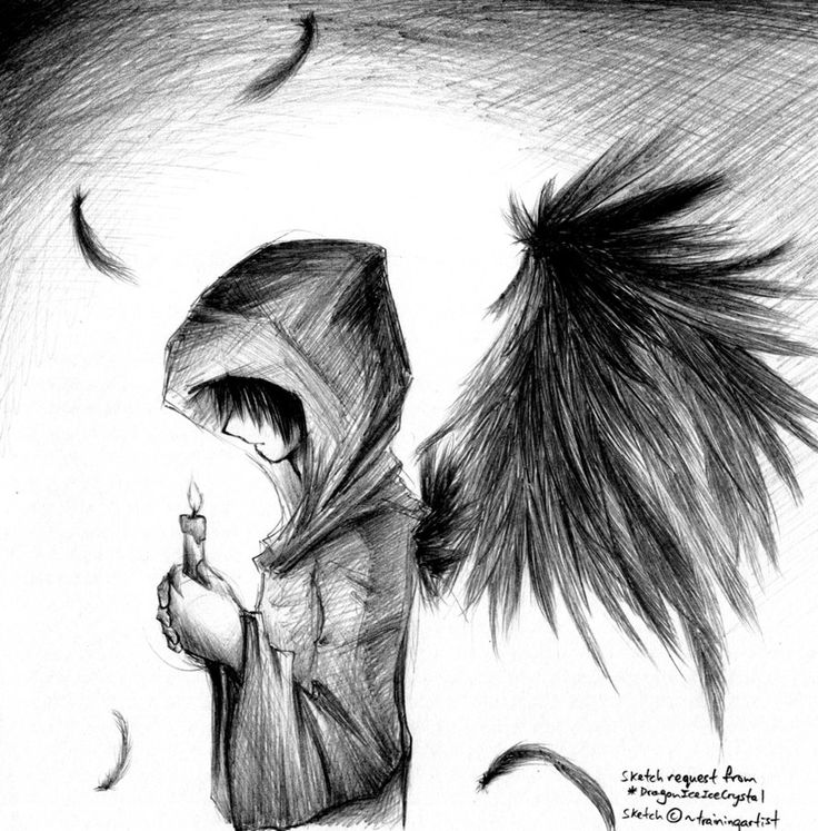 Dark Angel Drawing by Peter Ingram  Saatchi Art
