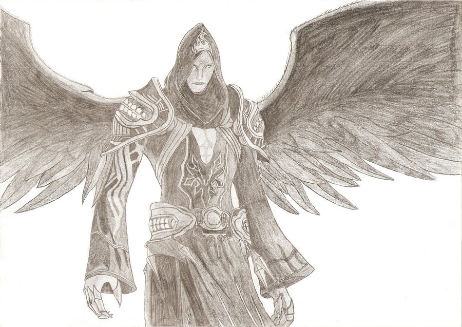 Dark Angel Image Drawing