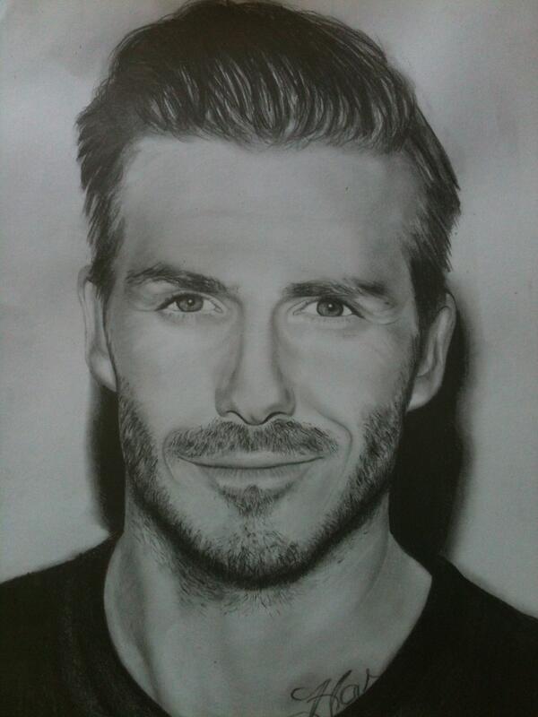 David Beckham Image Drawing