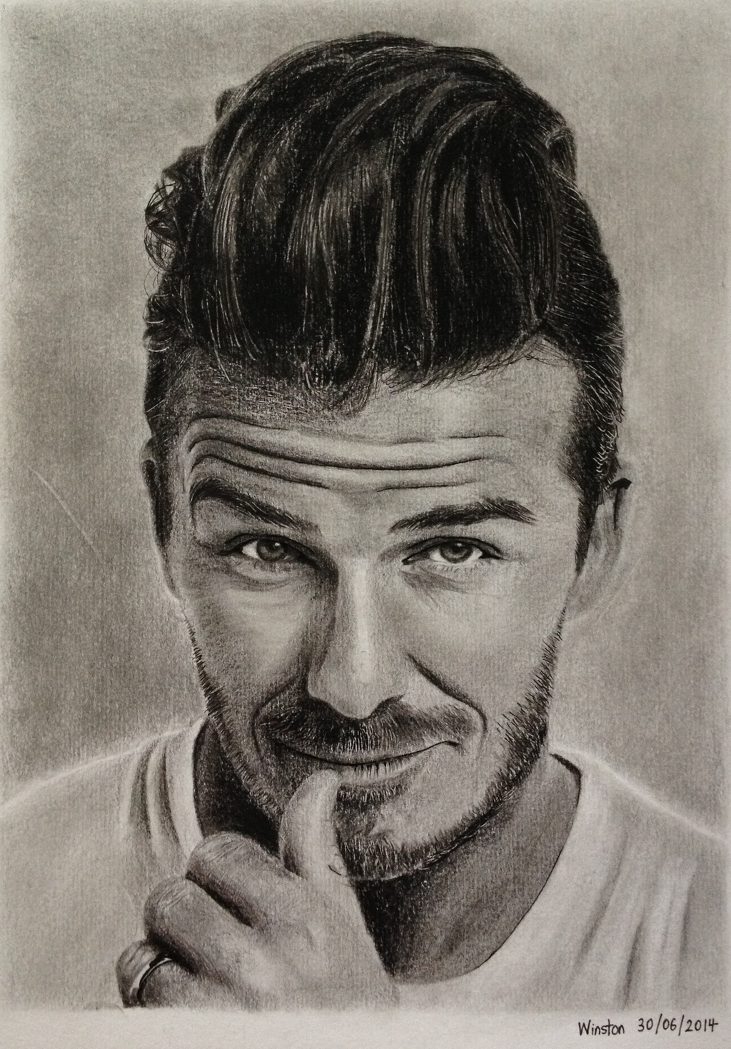 David Beckham Photo Drawing