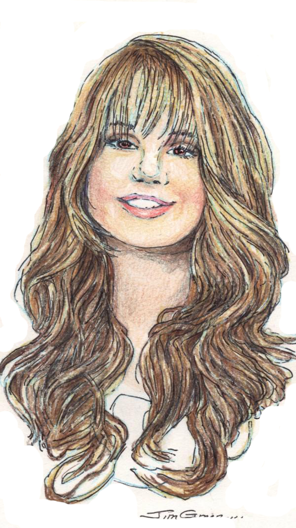 Debby Ryan Pic Drawing