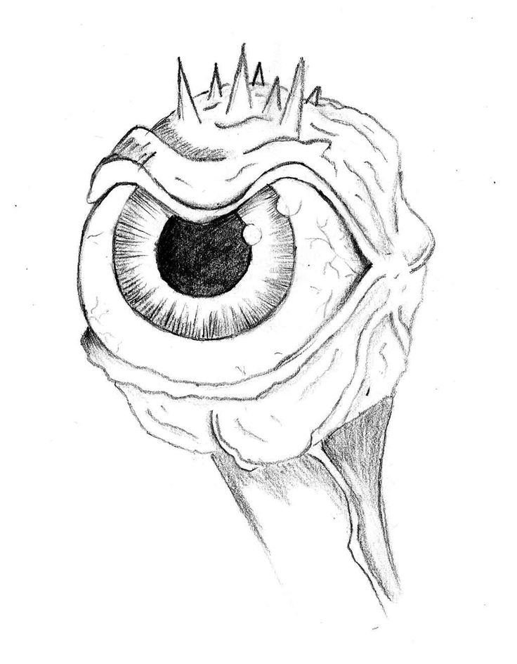 Demon Eyes Beautiful Image Drawing