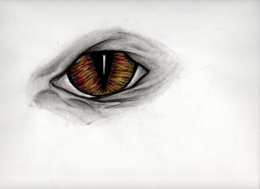 Demon Eyes Pic Drawing
