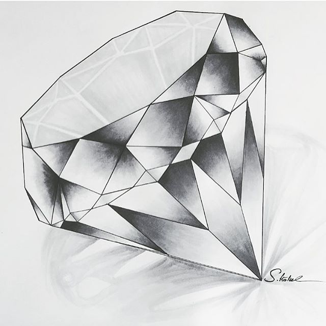 Diamond Drawing Ideas