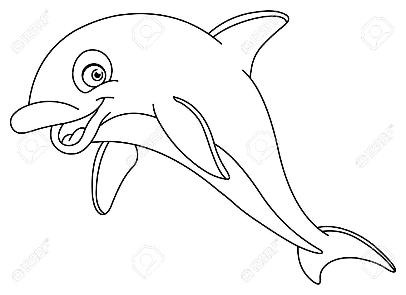 Dolphin Best Drawing