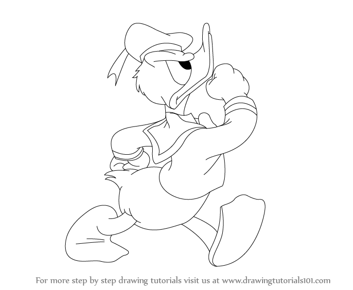 Donald Duck Amazing Drawing