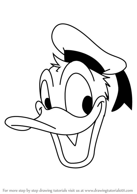 Donald Duck Beautiful Image Drawing