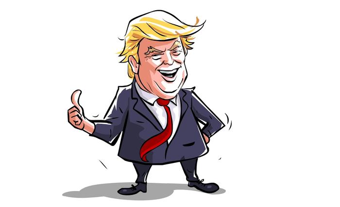 Donald Trump Photo Drawing