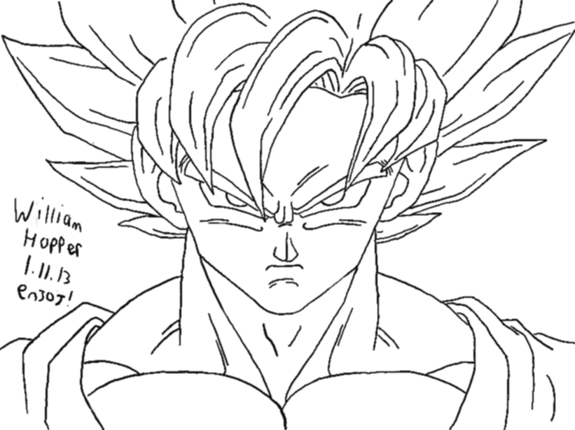Dragon Ball Z Image Drawing