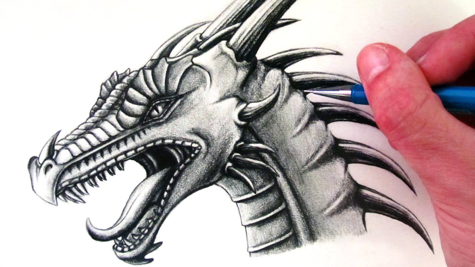 Dragon Realistic Drawing