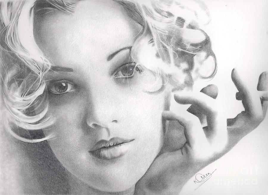 Drew Barrymore Beautiful Image Drawing