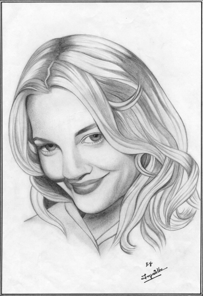 Drew Barrymore Drawing Image