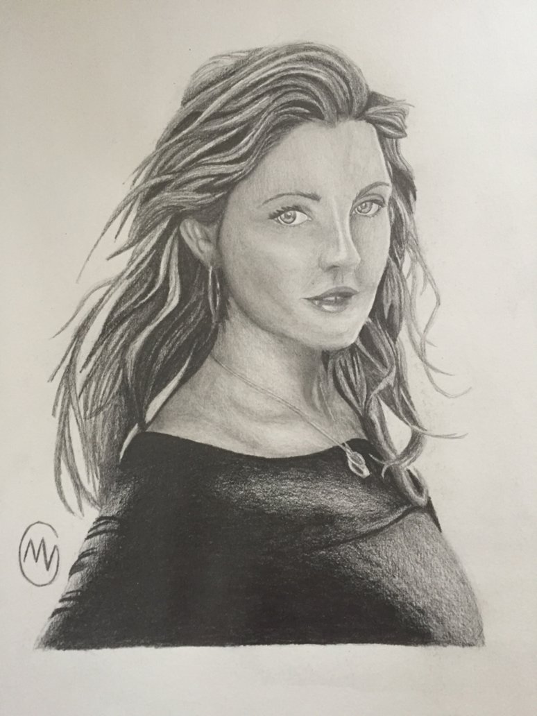 Drew Barrymore Drawing Pic