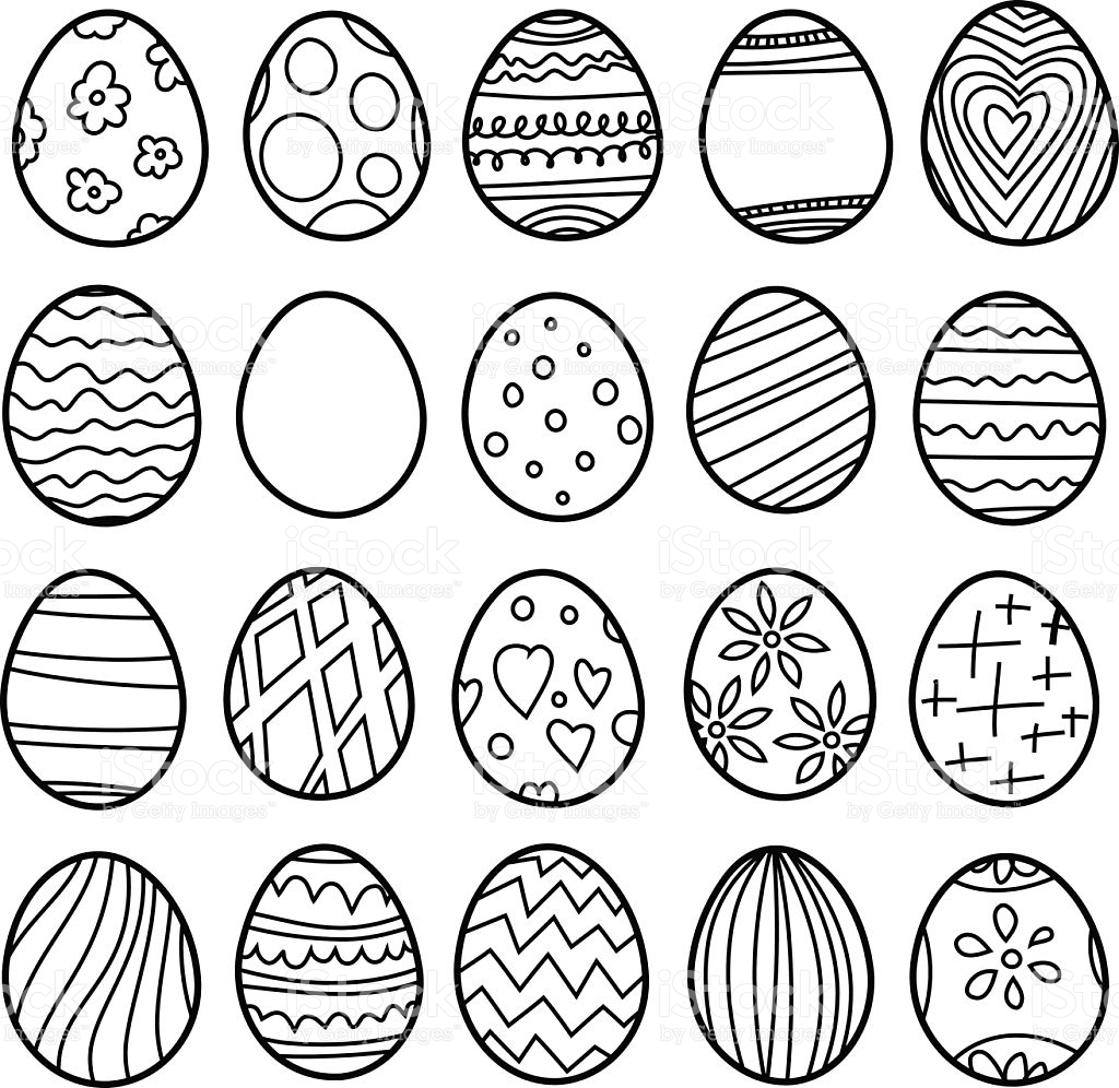 Easter Eggs Drawing Art