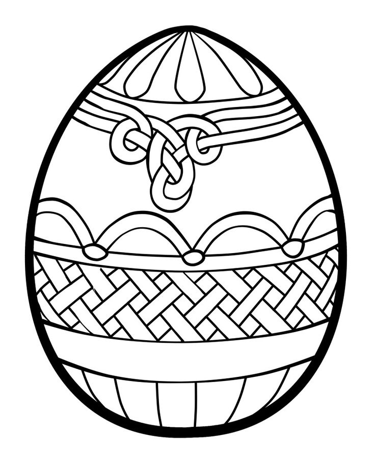 Easter Eggs Pic Drawing