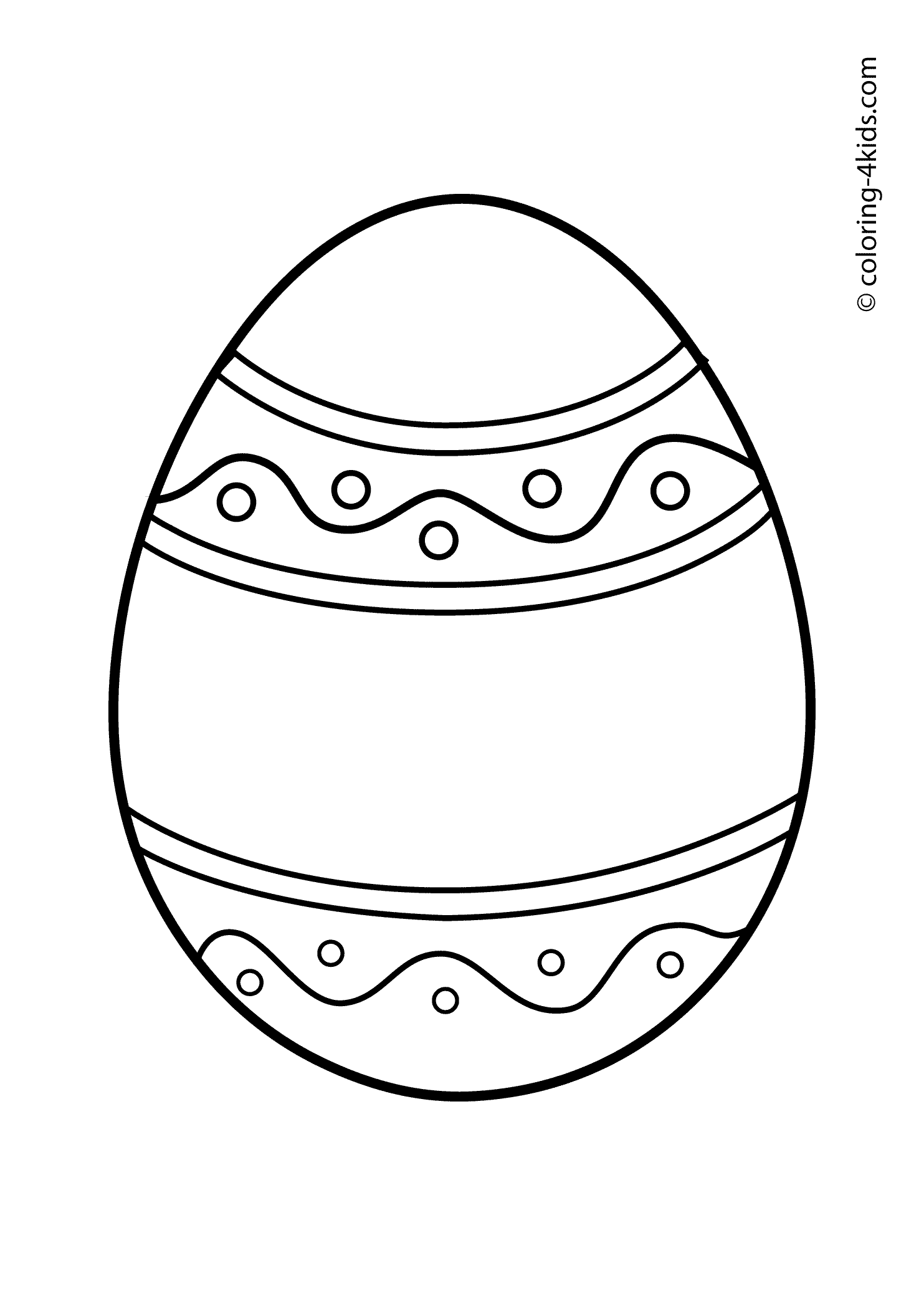 Easter Eggs Picture Drawing