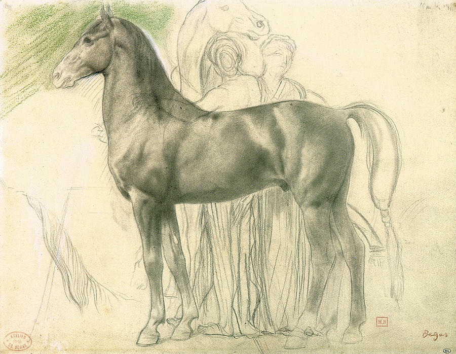 Edgar Degas Realistic Drawing