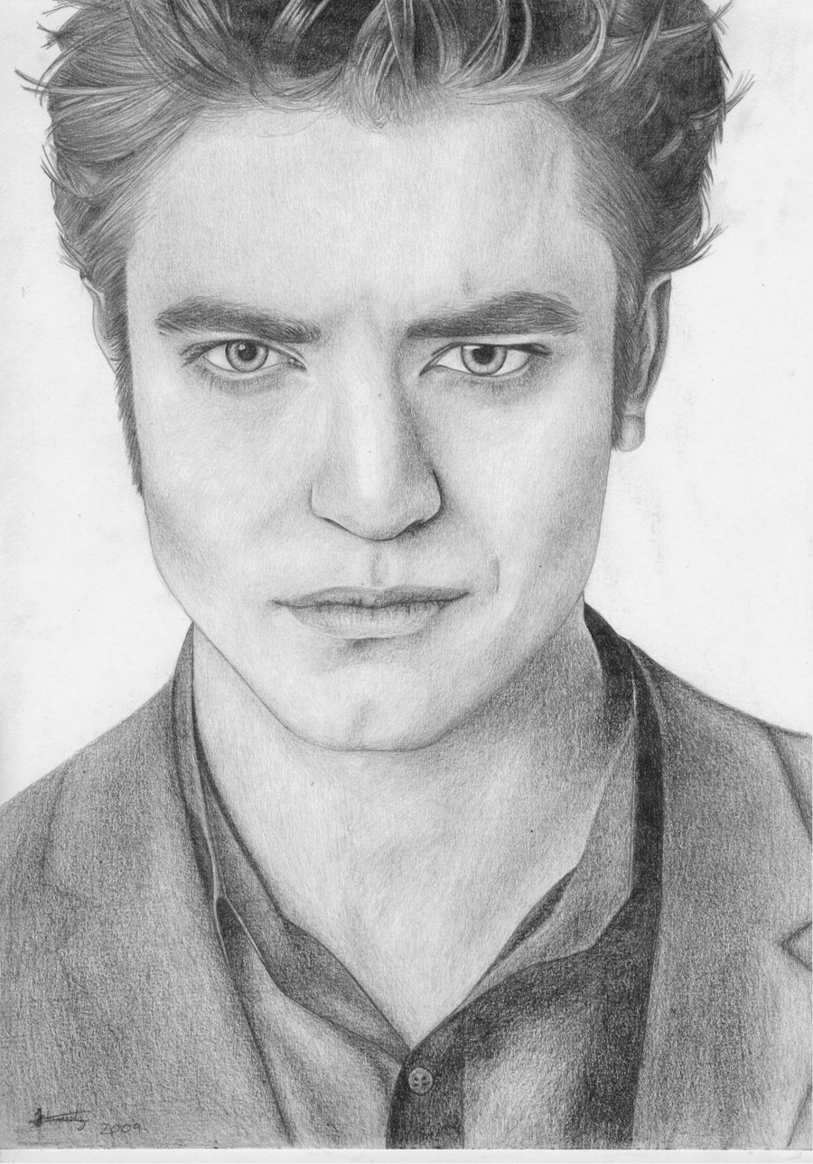 Edward Cullen High-Quality Drawing