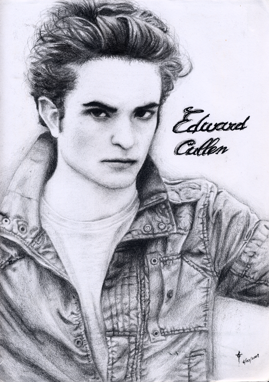 Edward Cullen Pic Drawing - Drawing Skill