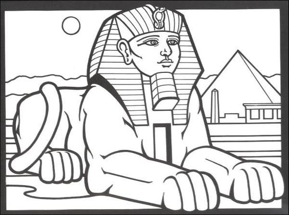Egyptian Sphinx Photo Drawing